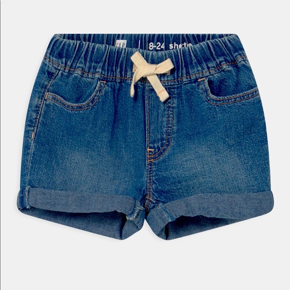 GAP Other - Toddler girl Gap denim pull on shorts.